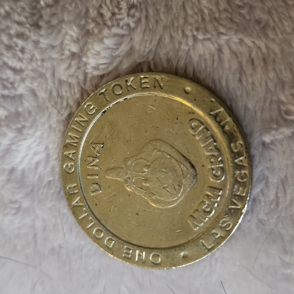 MGM Grand vintage gaming token
